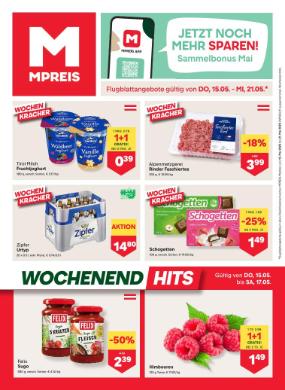 Titelbild des Prospekts von MPREIS OÖ