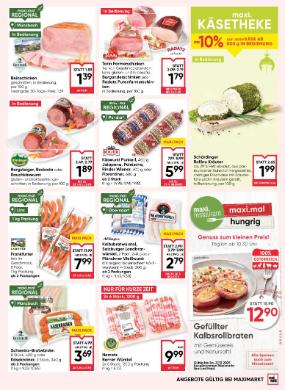 Titelbild des Prospekts von Maximarkt Vöcklabruck