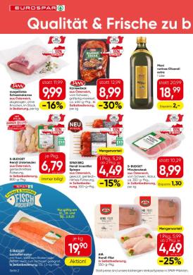Titelbild des Prospekts von EUROSPAR SBG / TRL