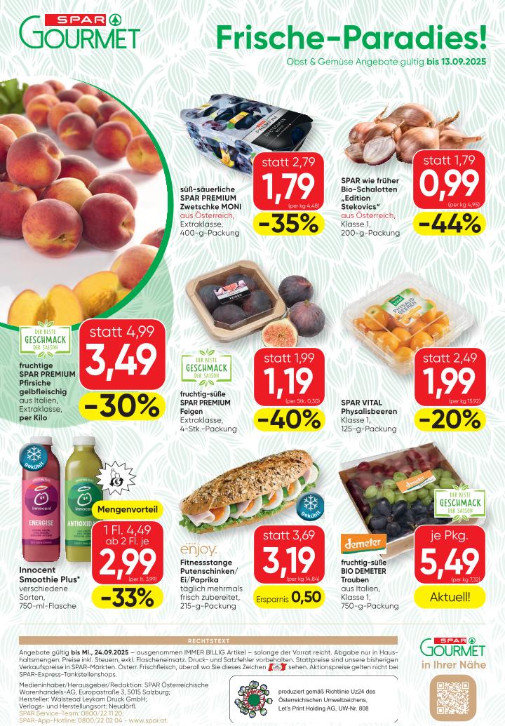 Prospekt von SPAR Gourmet