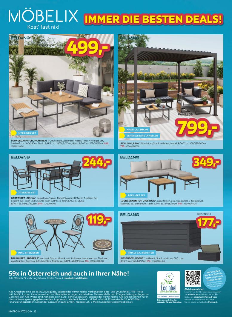 Prospekt von Möbelix