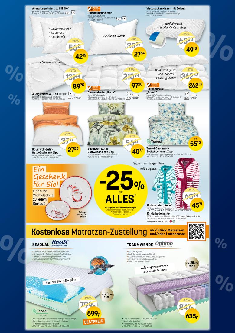 Prospekt von Betten Reiter