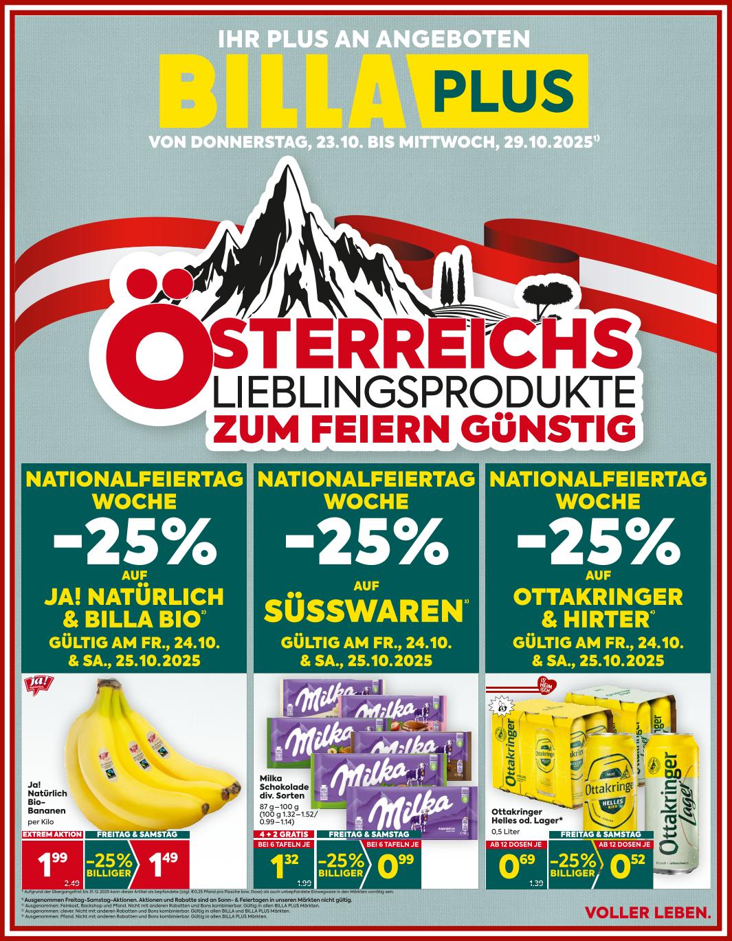 Prospekt von BILLA PLUS