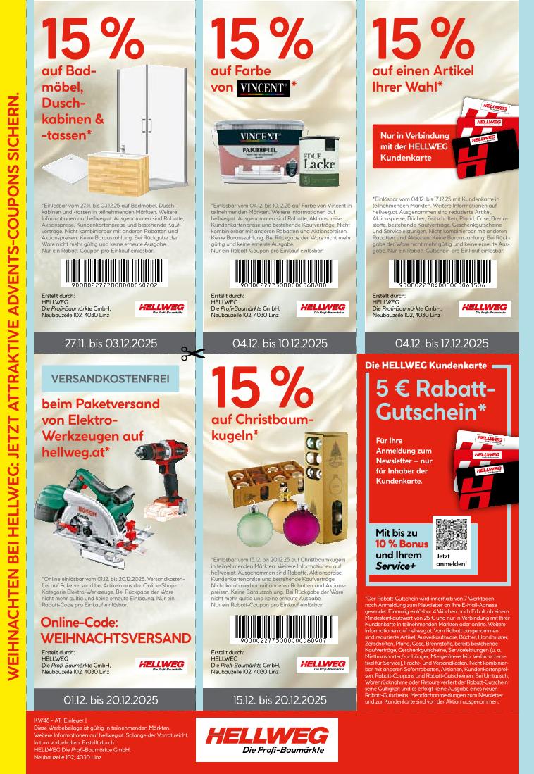 Prospekt von HELLWEG