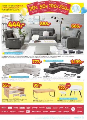 Titelbild des Prospekts von Möbelix