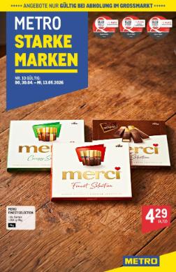 Titelbild des Prospekts von METRO STARKE MARKEN
