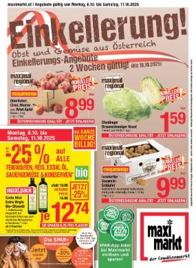 Titelbild des Prospekts von Maximarkt Bruck