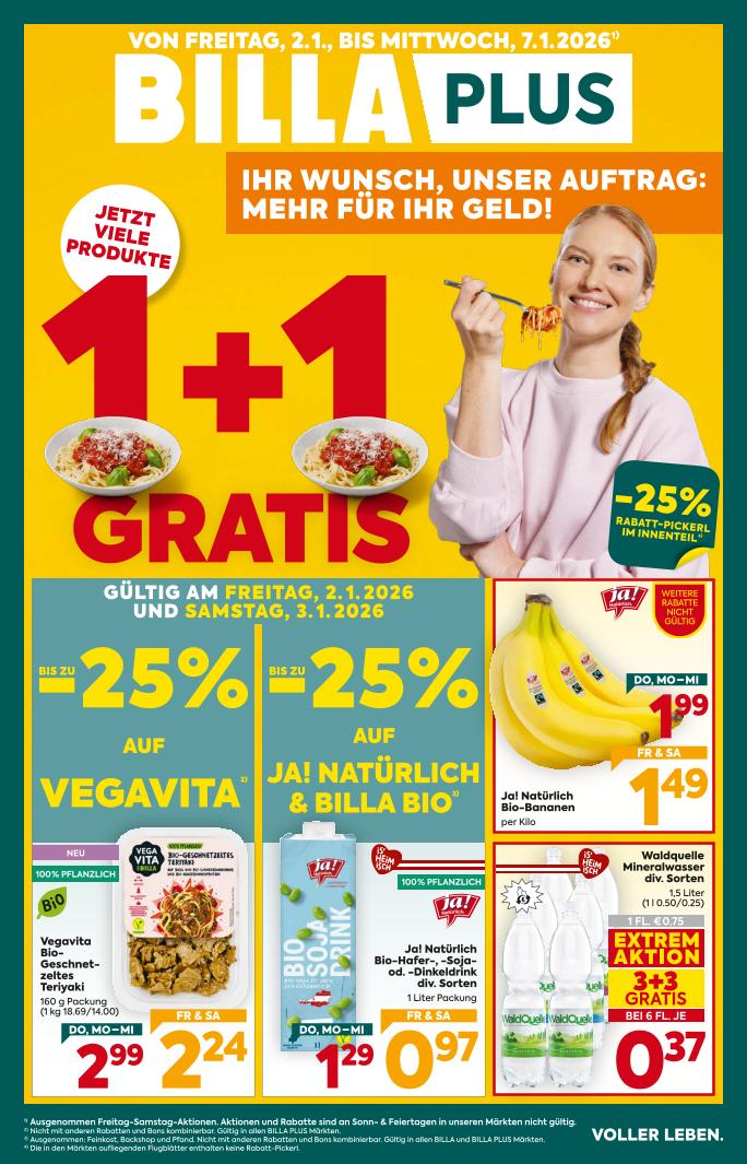 Prospekt von BILLA PLUS