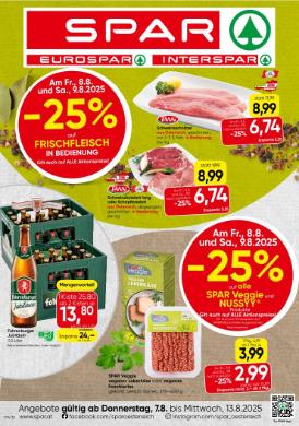 Titelbild des Prospekts von SPAR KTN