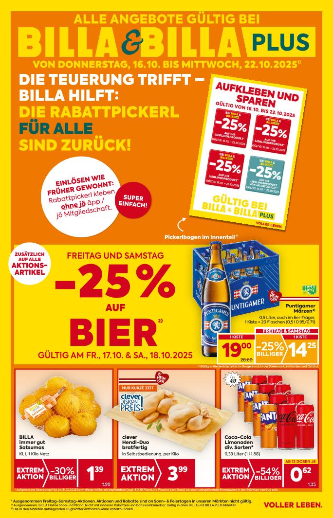 Prospekt von BILLA