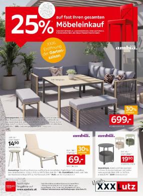 Titelbild des Prospekts von XXXLutz