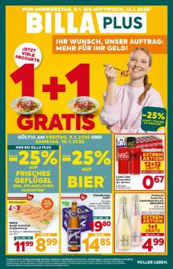 Titelbild des Prospekts von BILLA PLUS Wien