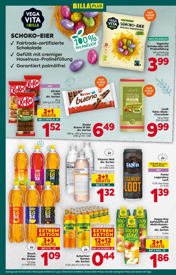 Prospekt von BILLA PLUS