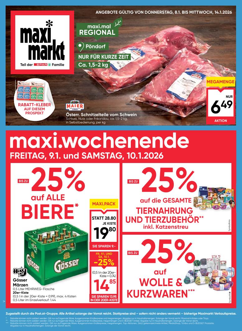 Prospekt von Maximarkt