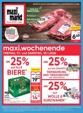 Titelbild des Prospekts von Maximarkt Vöcklabruck