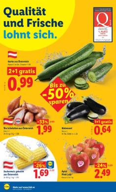 Titelbild des Prospekts von Lidl