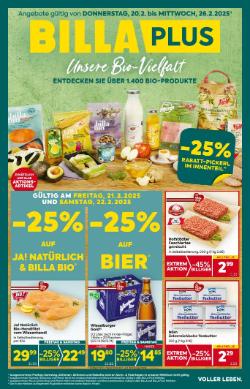 Titelbild des Prospekts von BILLA PLUS WIEN