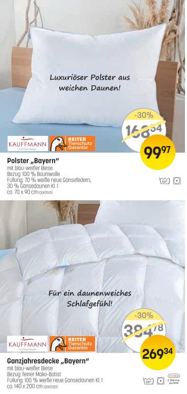 Prospekt von Betten Reiter