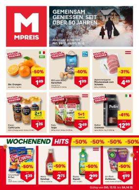 Titelbild des Prospekts von MPREIS VBG