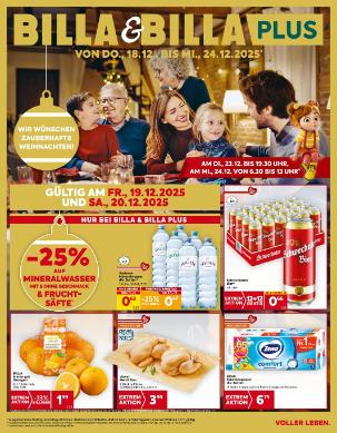 Titelbild des Prospekts von BILLA Wien