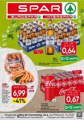 Titelbild des Prospekts von SPAR TRL