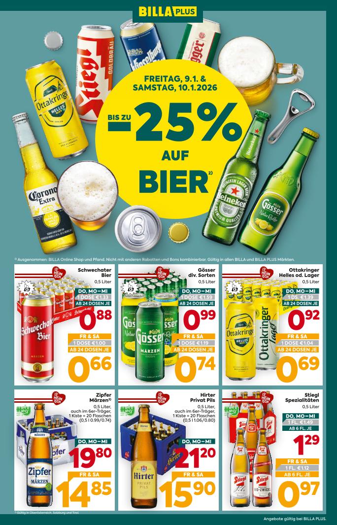 Prospekt von BILLA PLUS