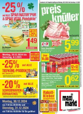 Titelbild des Prospekts von Maximarkt Linz / Haid