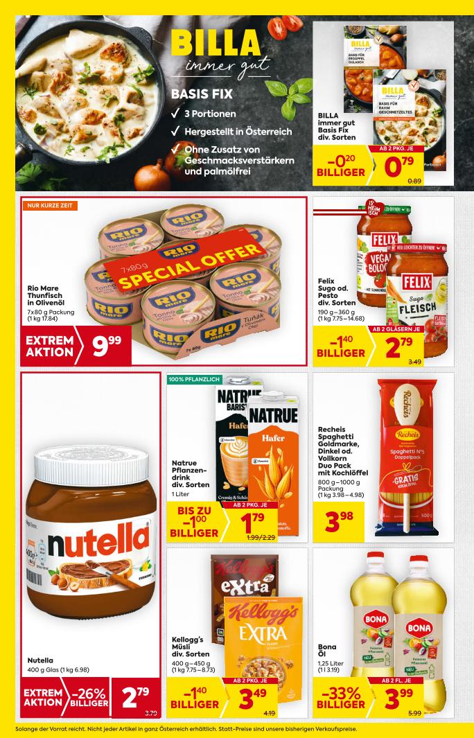 Prospekt von BILLA