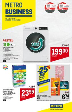 Titelbild des Prospekts von METRO BUSINESS