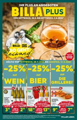 Titelbild des Prospekts von BILLA PLUS SBG