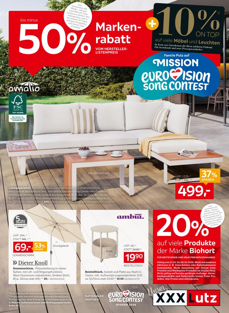 Prospekt von XXXLutz