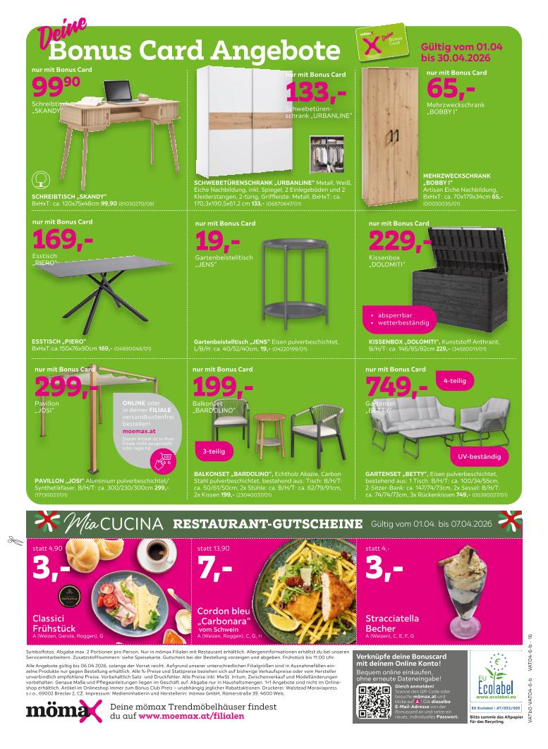 Prospekt von mömax