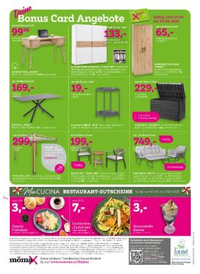 Titelbild des Prospekts von mömax