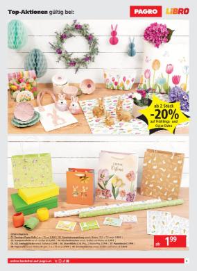 Titelbild des Prospekts von PAGRO & LIBRO