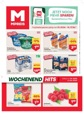 Titelbild des Prospekts von MPREIS OÖ