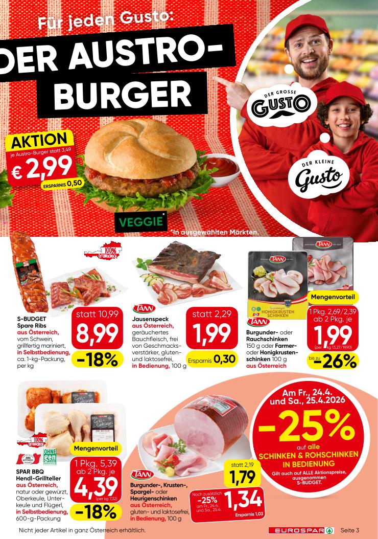 Prospekt von EUROSPAR