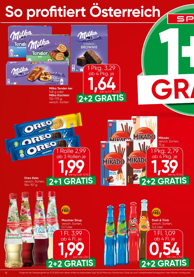Prospekt von SPAR