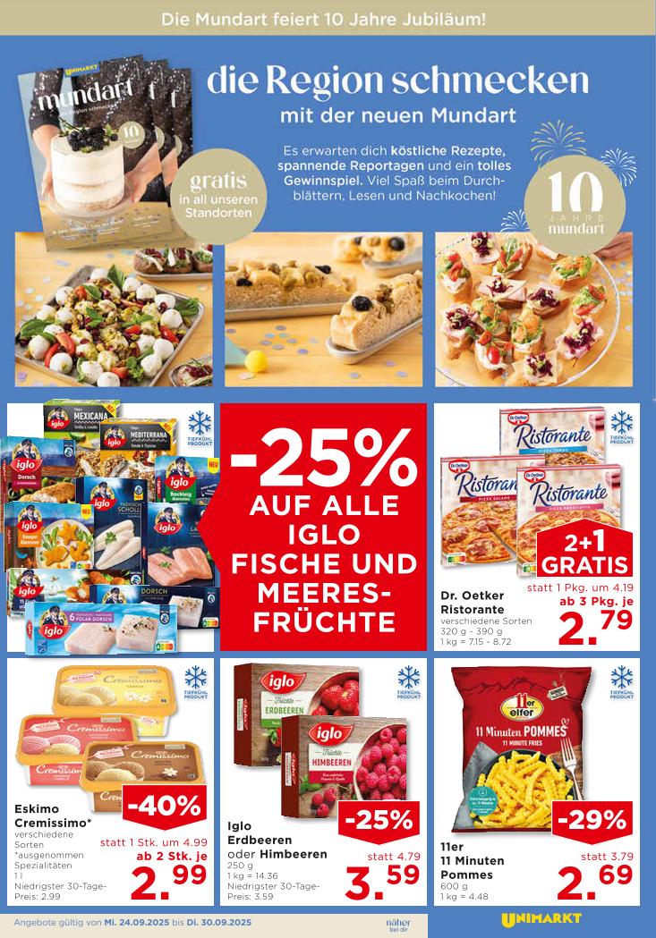 Prospekt von Unimarkt