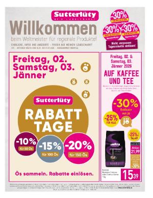 Titelbild des Prospekts von Sutterlüty
