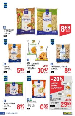 Titelbild des Prospekts von METRO PROFI