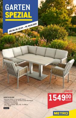 Titelbild des Prospekts von METRO GARTEN SPEZIAL