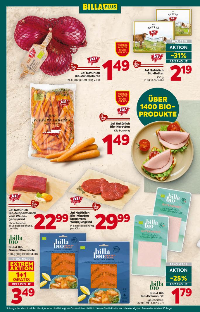 Prospekt von BILLA PLUS