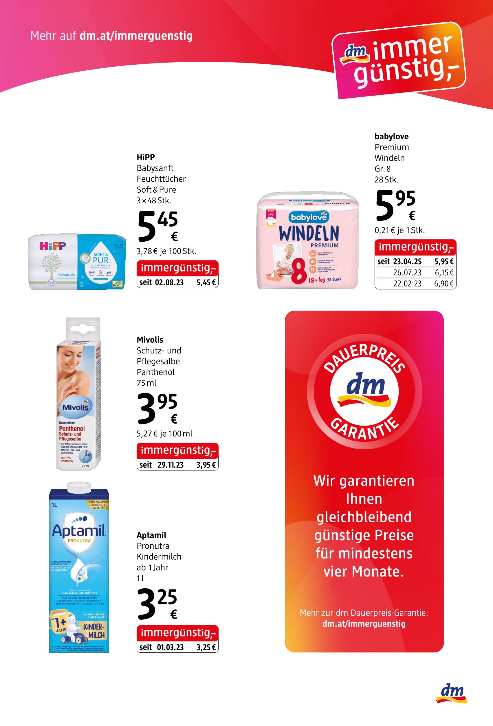 Prospekt von dm drogerie markt
