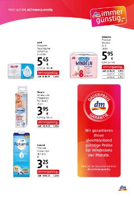 Titelbild des Prospekts von dm drogerie markt immergünstig express