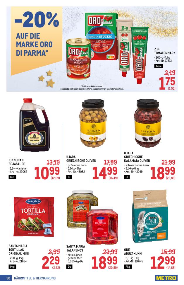 Prospekt von METRO
