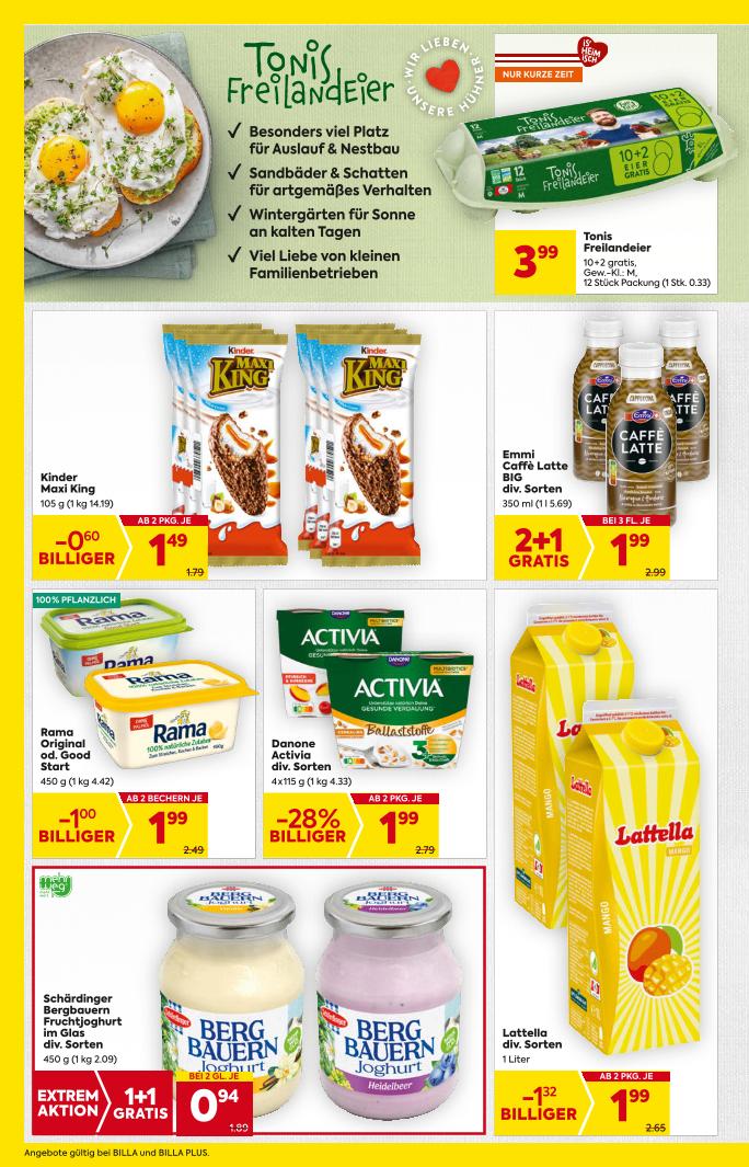 Prospekt von BILLA