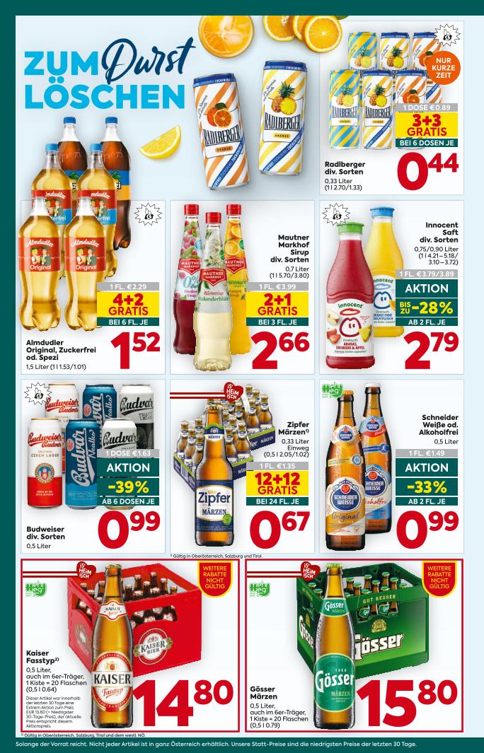 Prospekt von BILLA PLUS