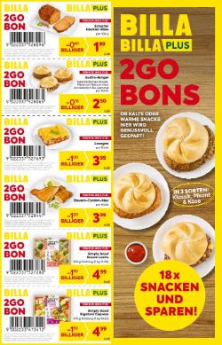 Titelbild des Prospekts von BILLA 2 Go Bons