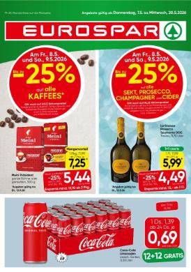 Titelbild des Prospekts von EUROSPAR TRL / SBG