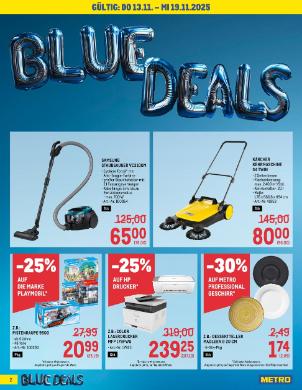 Titelbild des Prospekts von METRO BLUE DEALS